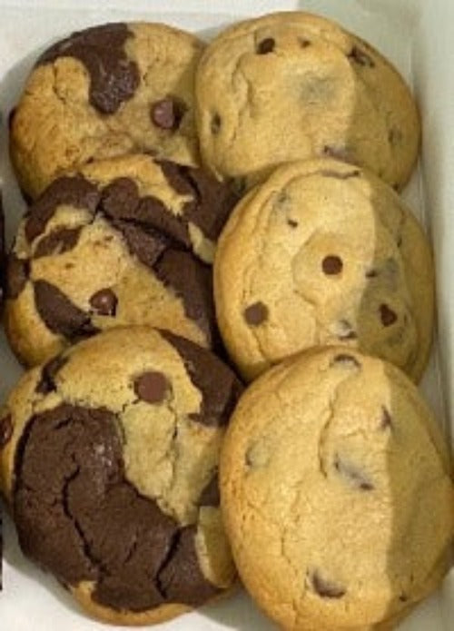 Marble Chip cookies. Chocolate chip lover. Big cookies.