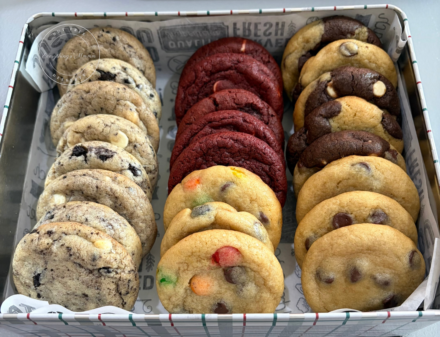 Gourmet Cookie Box (1 dozen assorted)