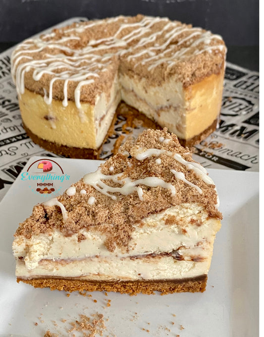 Best Cheesecakes Lake Nona Orlando. Coffee Cake Cheesecake. Cinnamon Streusel.