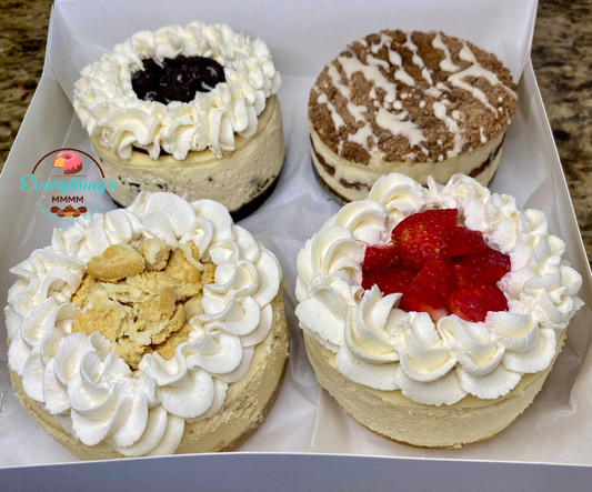 Individual Cheesecakes 4" (Mix & Match- set of 4)