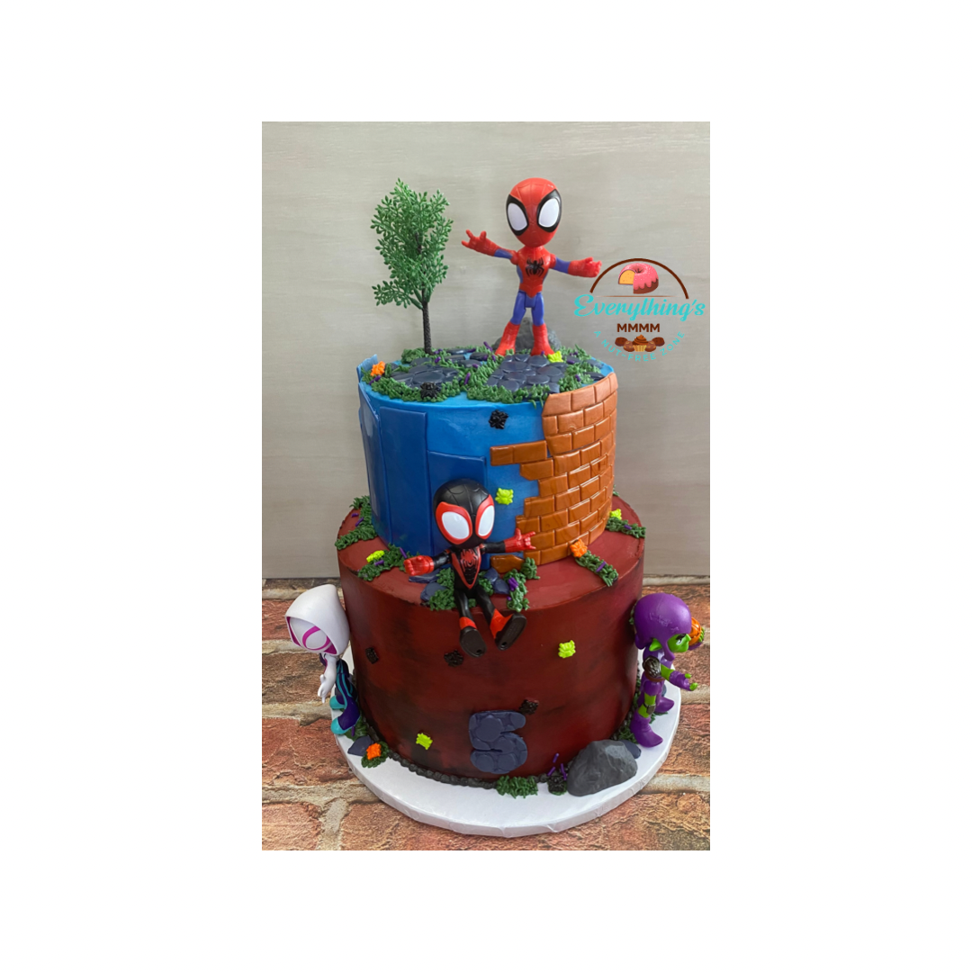 Kids birthday cakes. Spidey cake. 