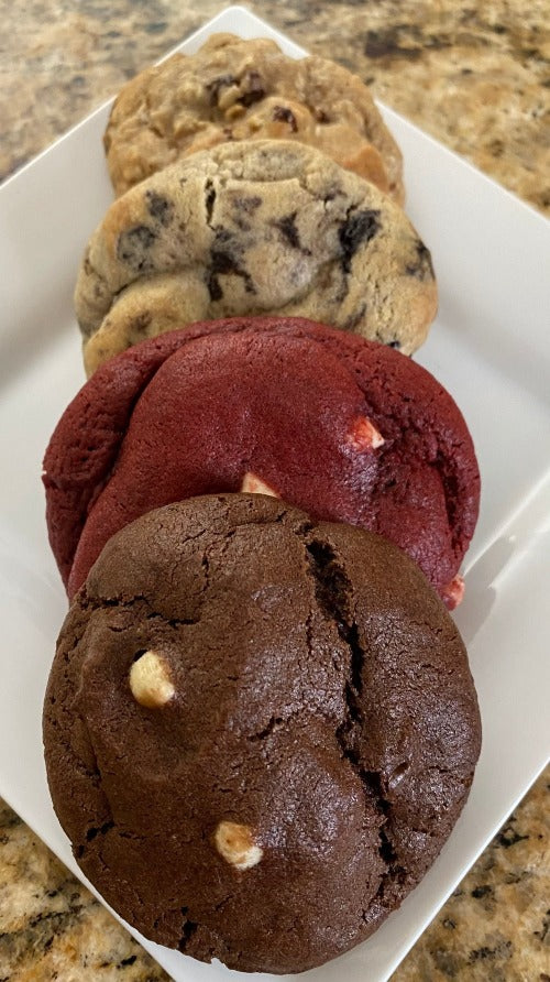 Assorted gourmet cookies