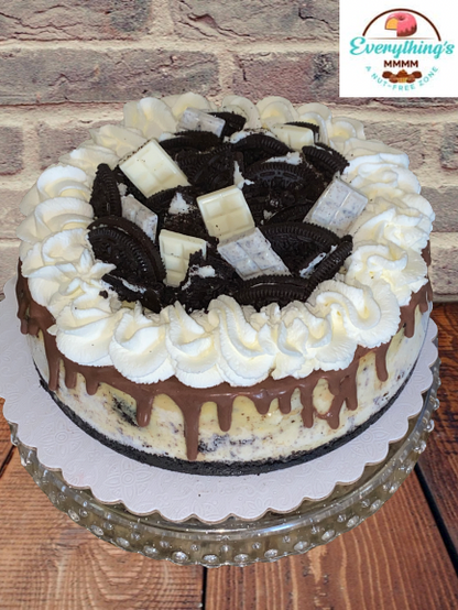 Oreo Cheesecake. Chocolate Drip Cheesecake. Chocolate Bars. Oreo Crust Cheesecake