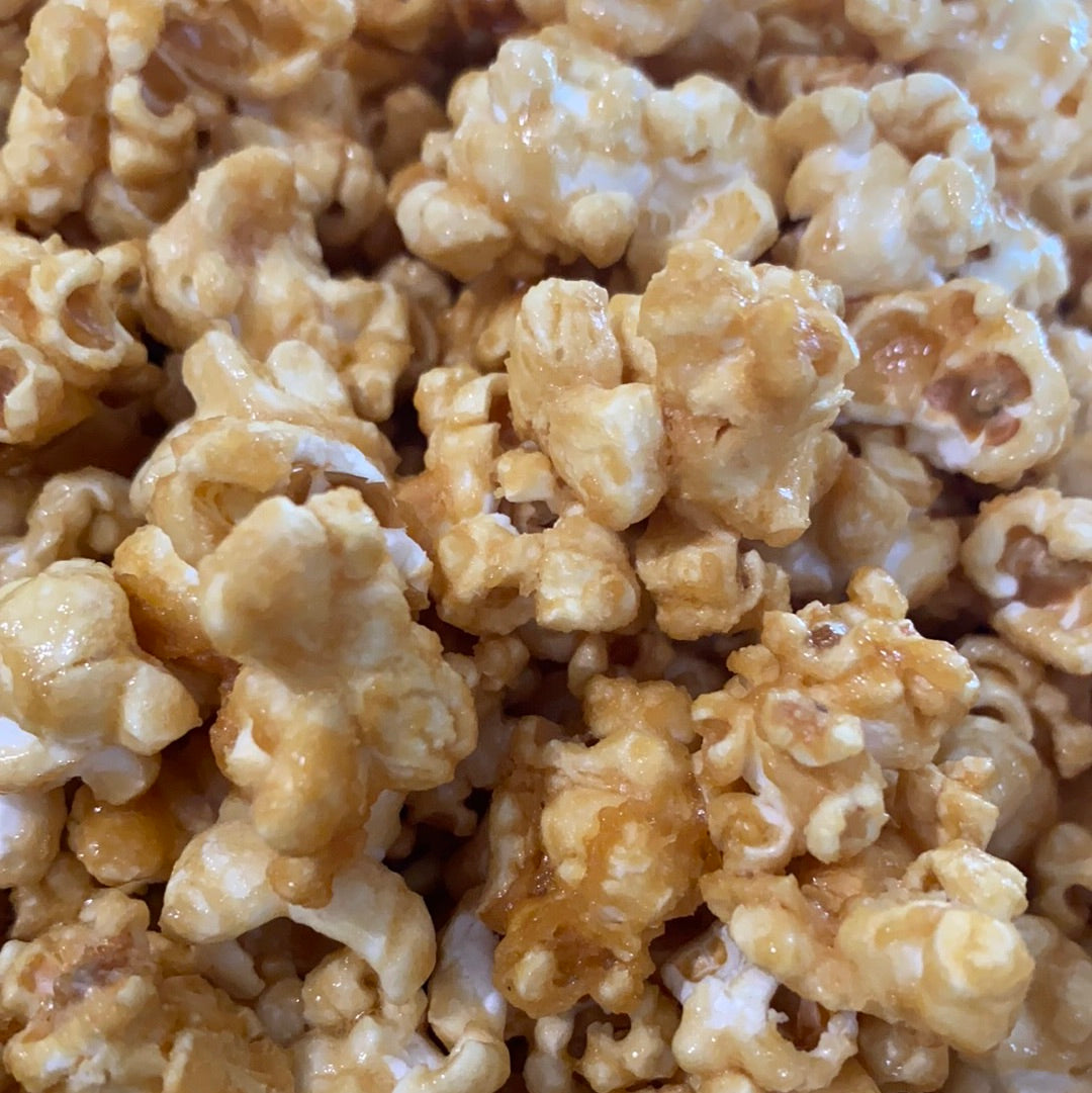 Caramel popcorn. crunchy